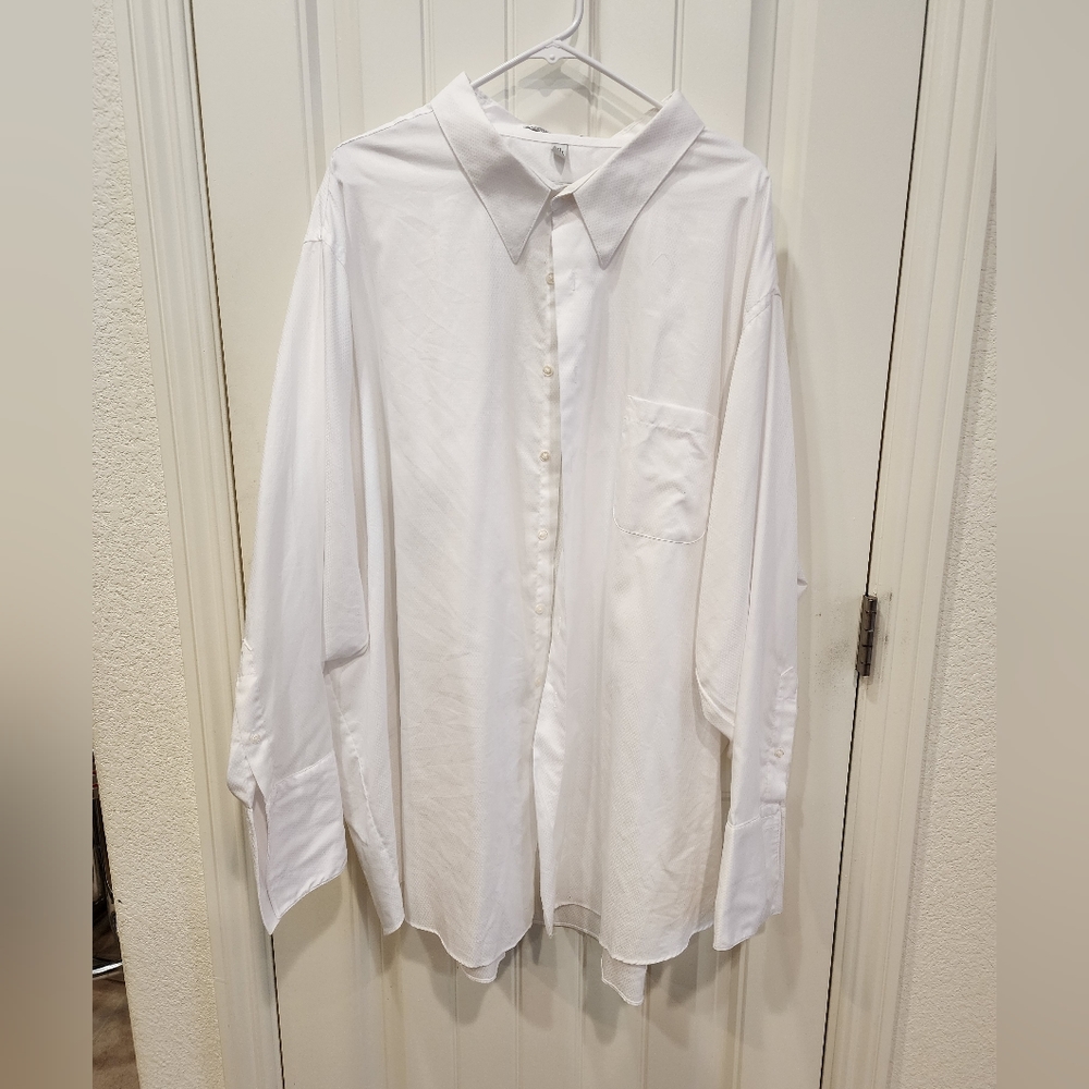 Geoffrey Beene, long sleeve, Big & Tall dress shirt, size 22